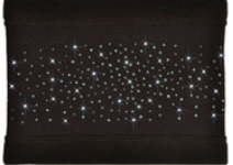 Chloe Noel Solid Polar Fleece Circular Scarf w/Crystals - Skating Gloves & Leg Warmers