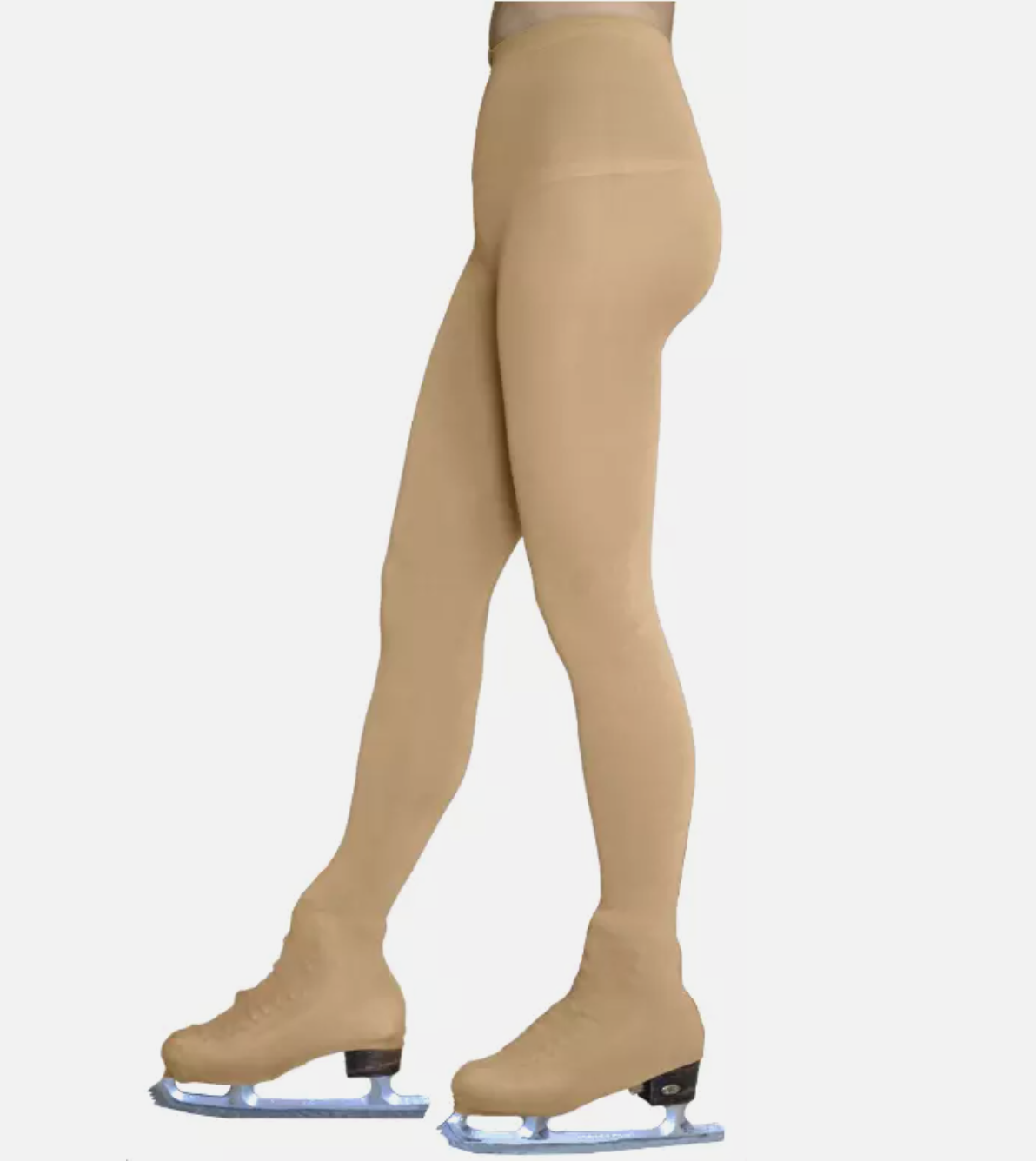Chloe Noel TB8832 Over The Boot Tights - Light tan / Matte / Child XS (4-6) - Accessories > Skating Tights