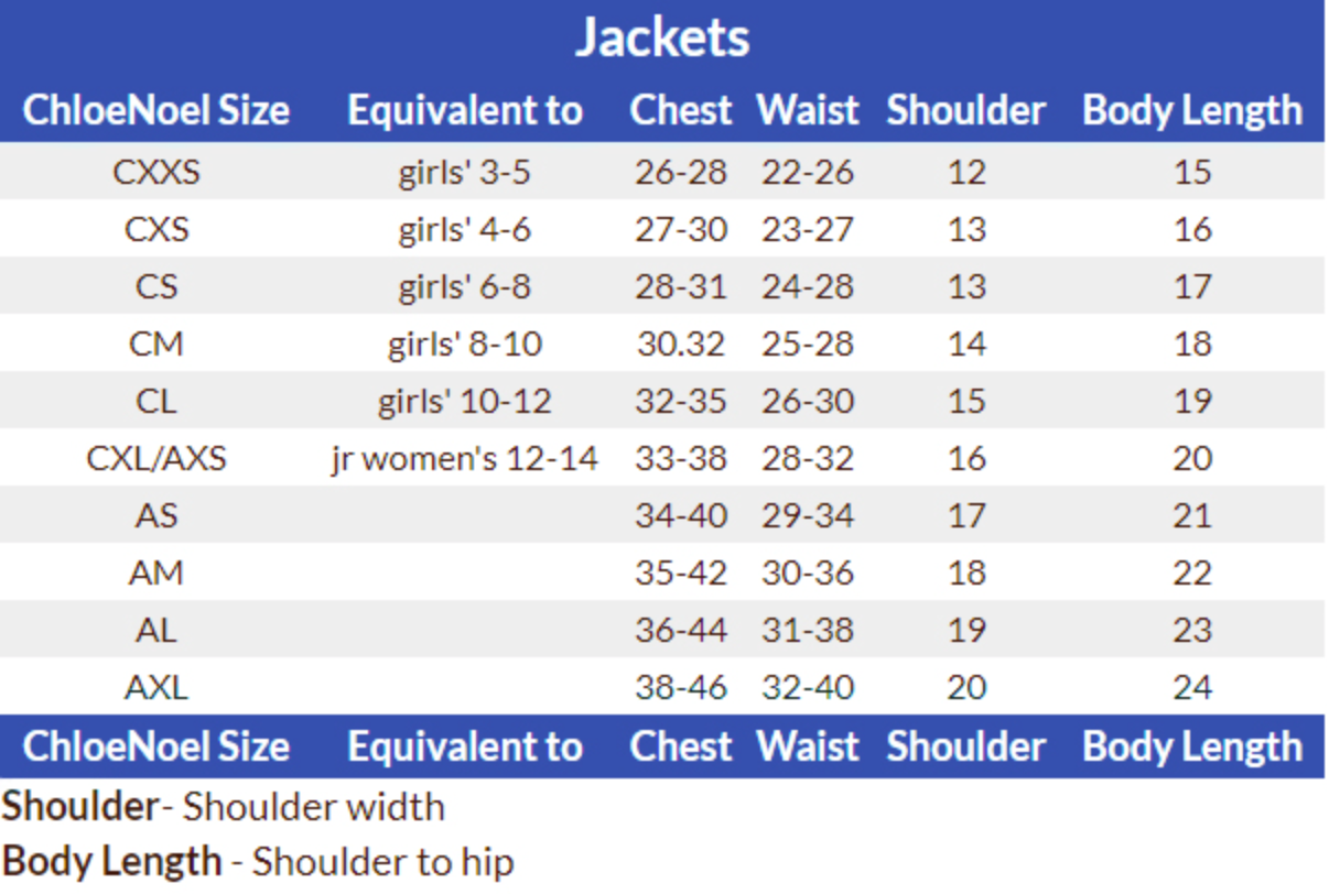 ChloeNoel J12 Princess Seam Fitted Figure Skating Jacket - Child XS - Jackets and Gilets