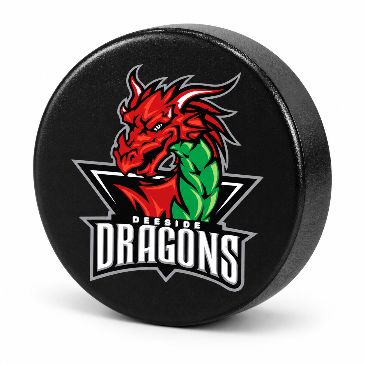 Deeside Dragons Foam Puck - Official Merchandise