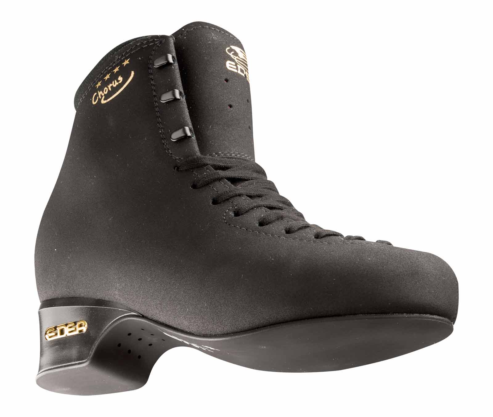 Edea Chorus Boot Only in Black. Junior Sizes 210 - 255 - 210 / B - Figure Skating