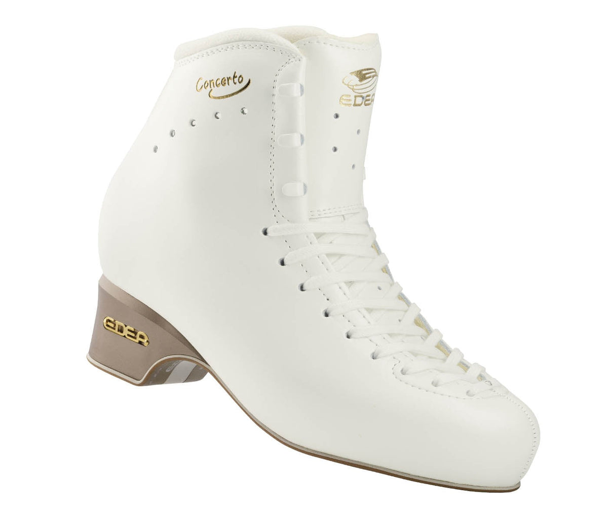 Edea Concerto Boot Only in Ivory. Senior Sizes 260 - 290 - 260 / B - Figure Skating