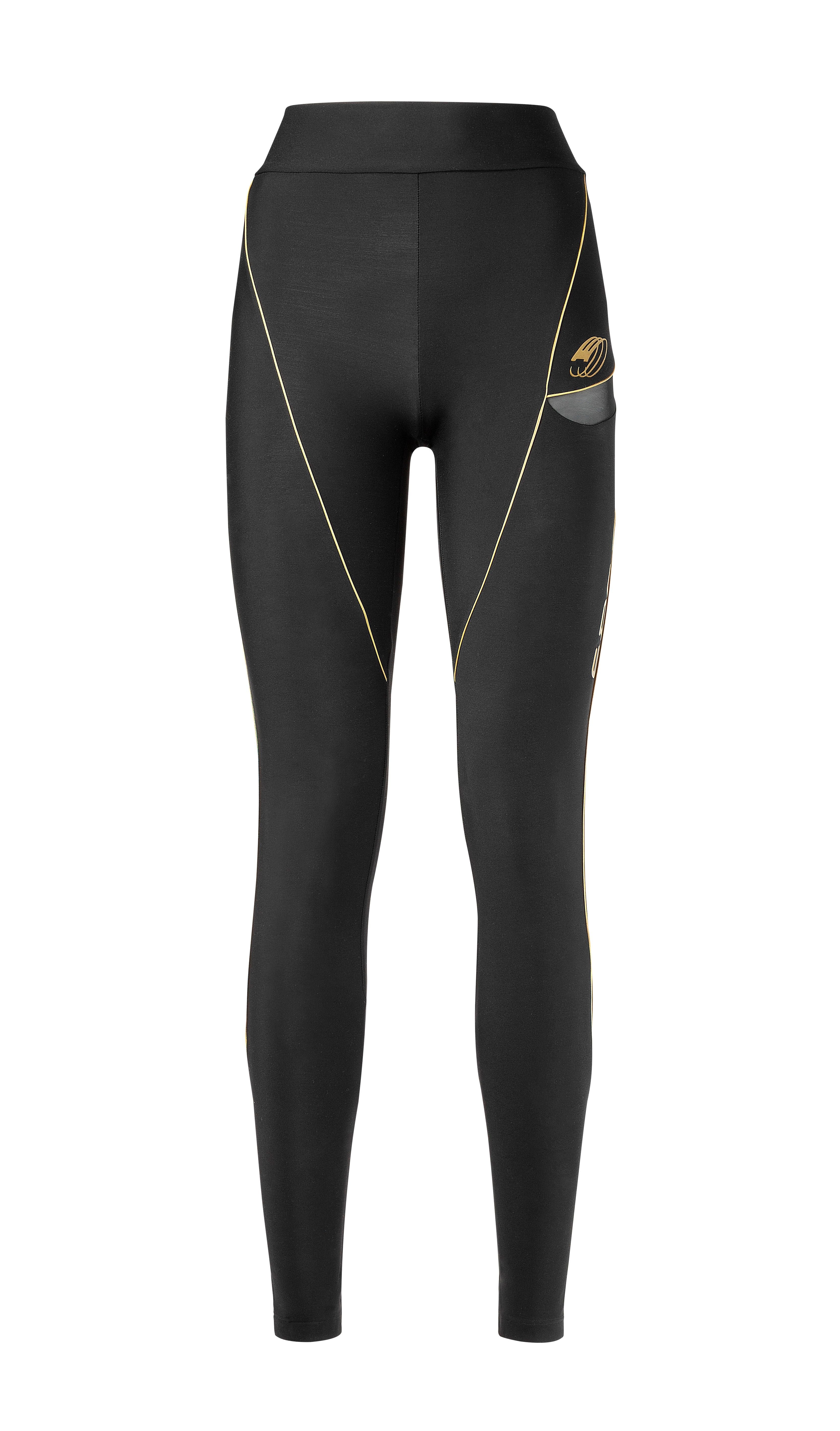 Edea Dream Gold Leggings Adult XXS-L Black - Figure Skating Leggings