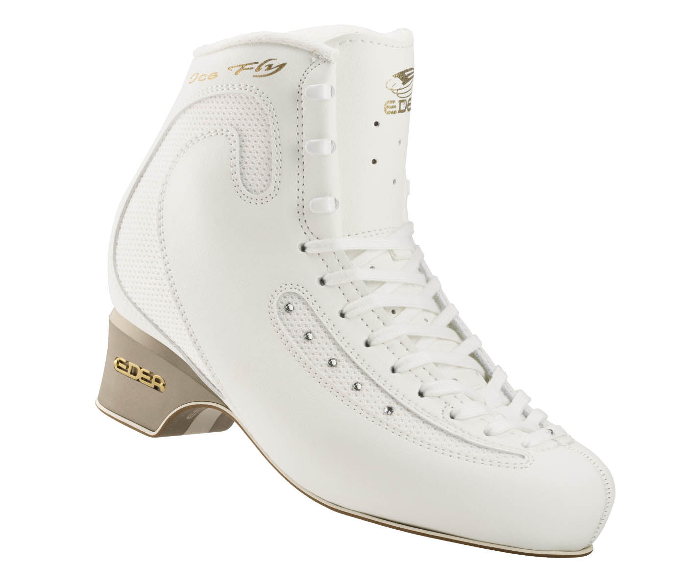 Edea Ice Fly Boot Only in Ivory. Junior Sizes 225 - 255 - 225 / B - Figure Skating