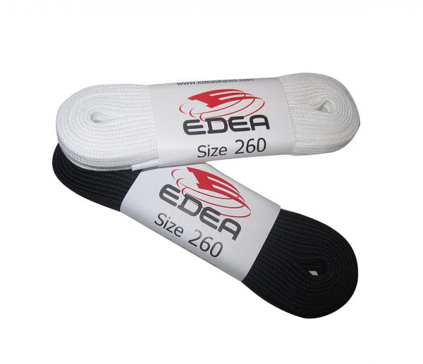 Edea Ice skating Laces White/Black - 200 / Black - Figure Skating