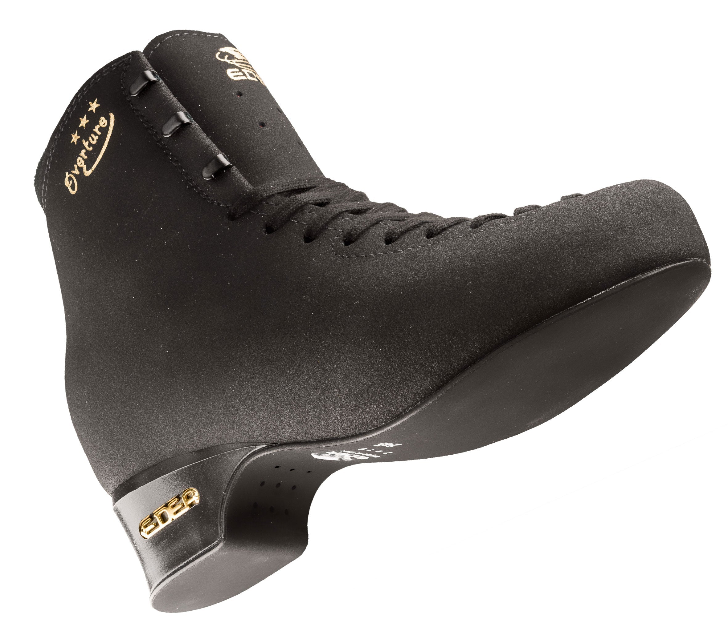 Edea Overture Boot Only in Black Junior Sizes 195-255 - 195 / C (Standard) - Figure Skating