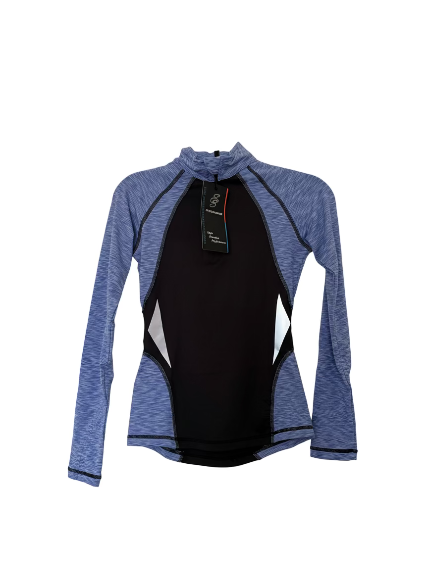 ES Performance Melange Quarter Zip Training Top - Clothing > Figure Skating Jackets