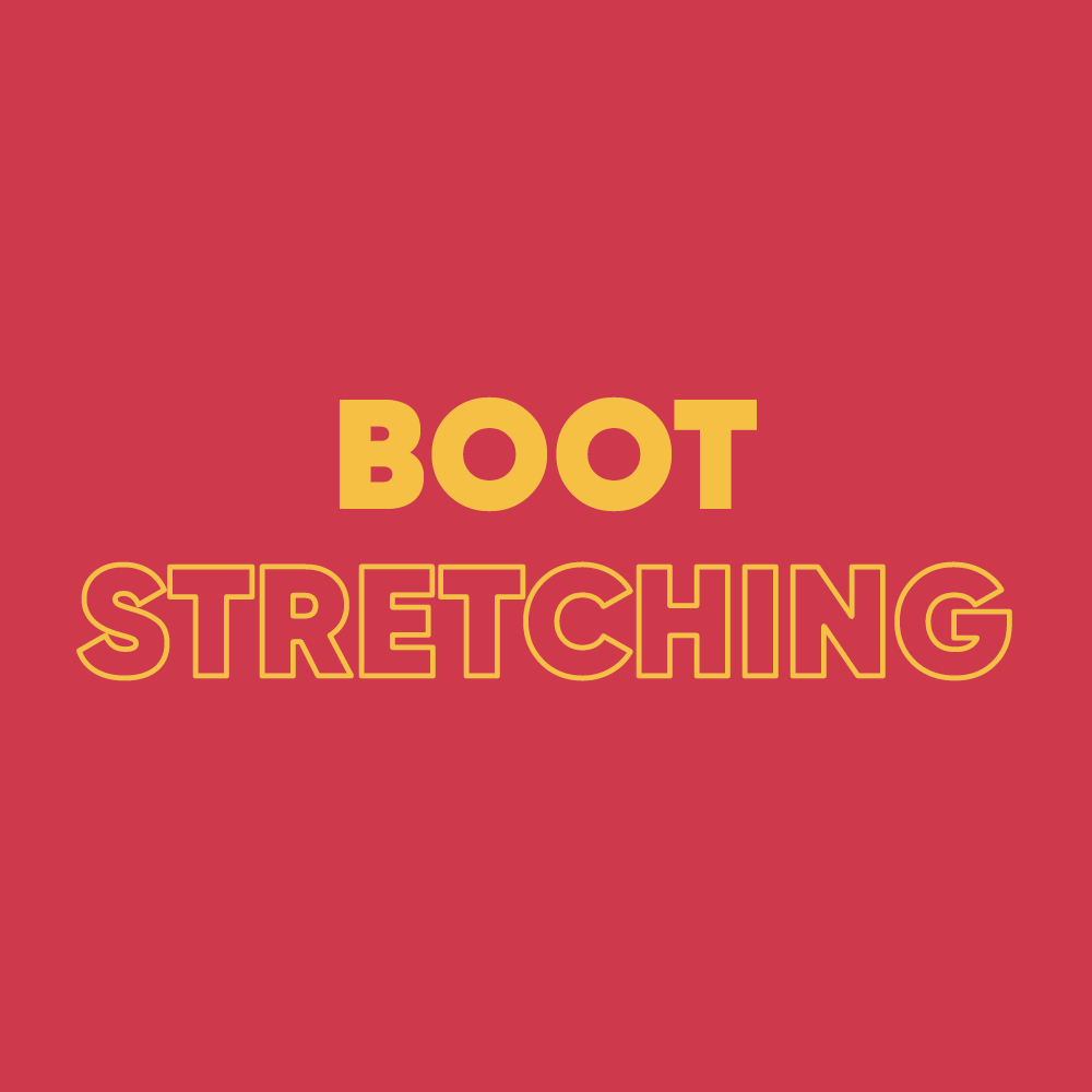 Figure & Ice Hockey Skate Boot Stretching (per boot) - Skate Servicing