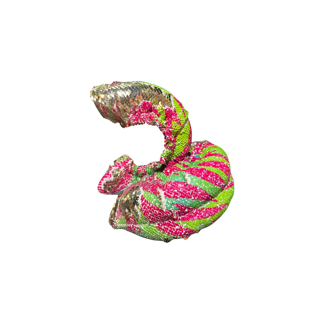 Fuzzy Soakers Flipz Sequin Blade Covers - Hot Pink/Lime - Accessories > Skate Guards and Soakies