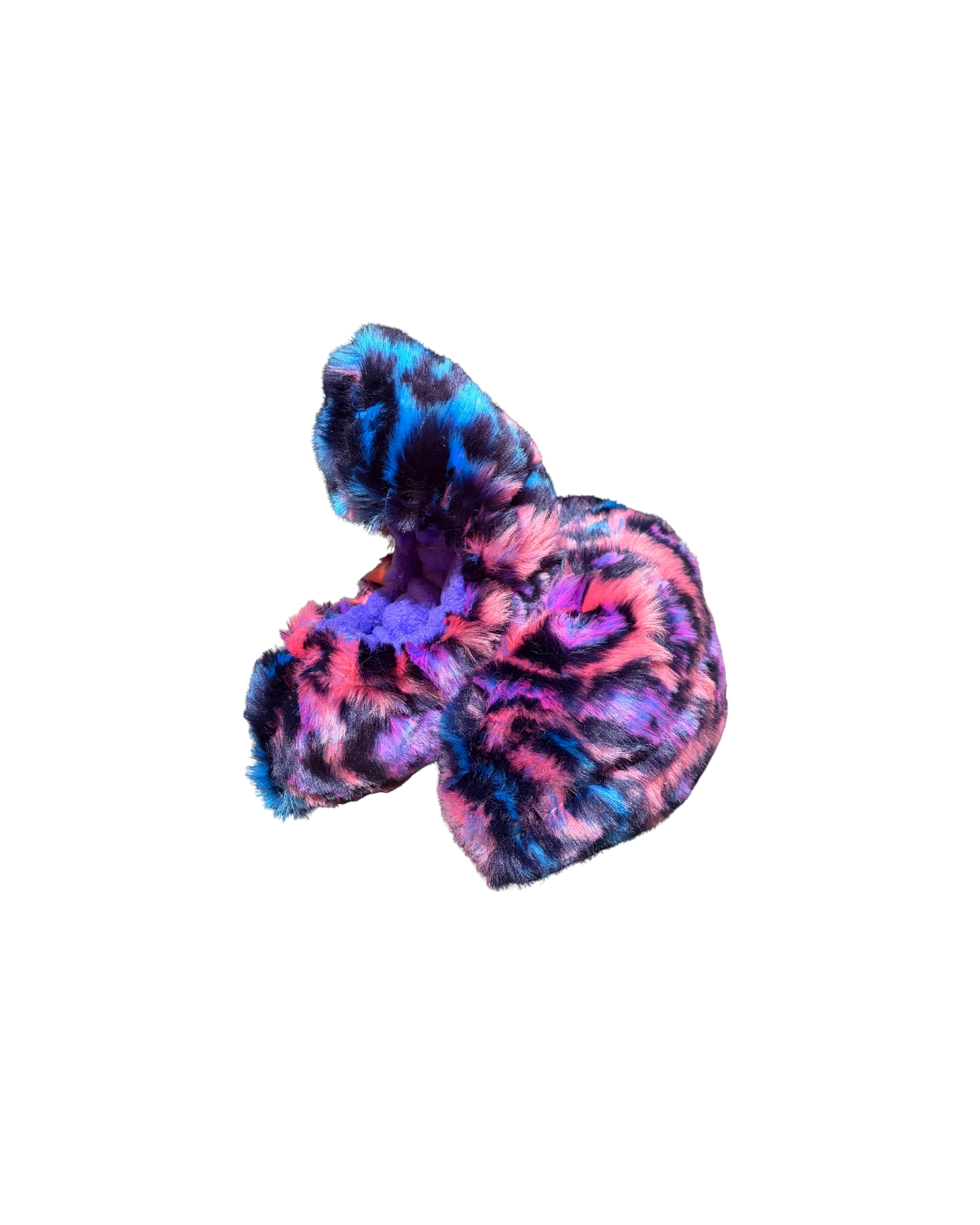 Fuzzy Soakers Fur Skate Blade Covers - Pink/Purple/Blue Leopard - Accessories > Skate Guards and Soakies