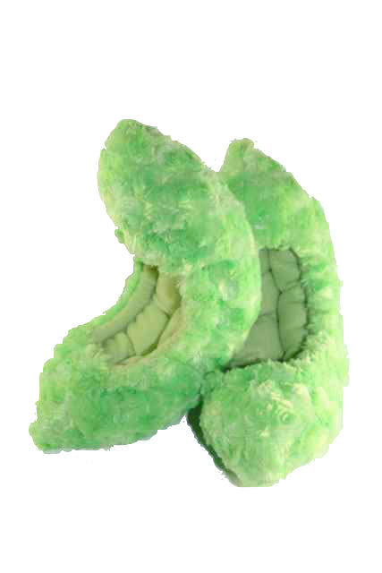 Fuzzy Soakers Fur Skate Blade Covers - Solid Lime - Accessories > Skate Guards and Soakies