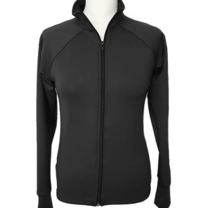Gees Active Plain Jacket 26’’ - 32’’ Junior - 28’’ / Black - Clothing > Figure Skating Jackets