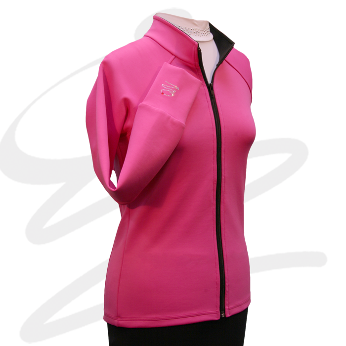 Gees Active Plain Jacket 26’’ - 32’’ Junior - 32’’ / Pink - Clothing > Figure Skating Jackets