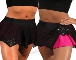 Gees Handkerchief Skirt - Pink 22’’ - 26’’ - 22’’ - Figure Skating