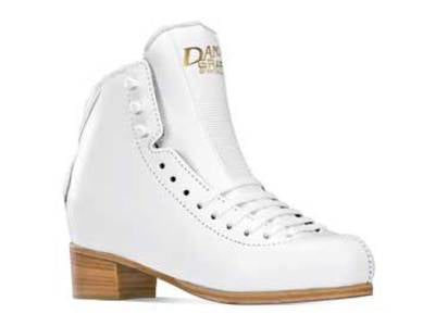 Graf Dance in White - Boot Only Junior Sizes 3 - 5.5 - UK 3 / Regular width - Figure Skating
