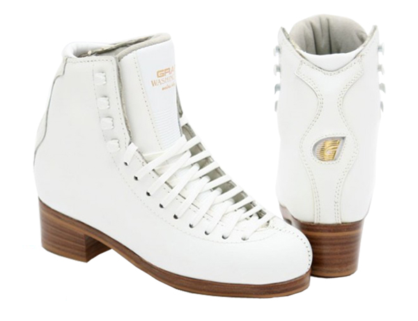 Graf Washington White Boot Only Sizes 3 - 5.5 - UK 3 / Regular width - Figure Skating