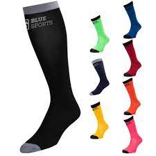 Blue Sports Thin Fit Hockey Socks