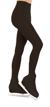 Intermezzo 0854 Plain Black Overboot Tights Adult Sizes - Clothing > Figure Skating Tights