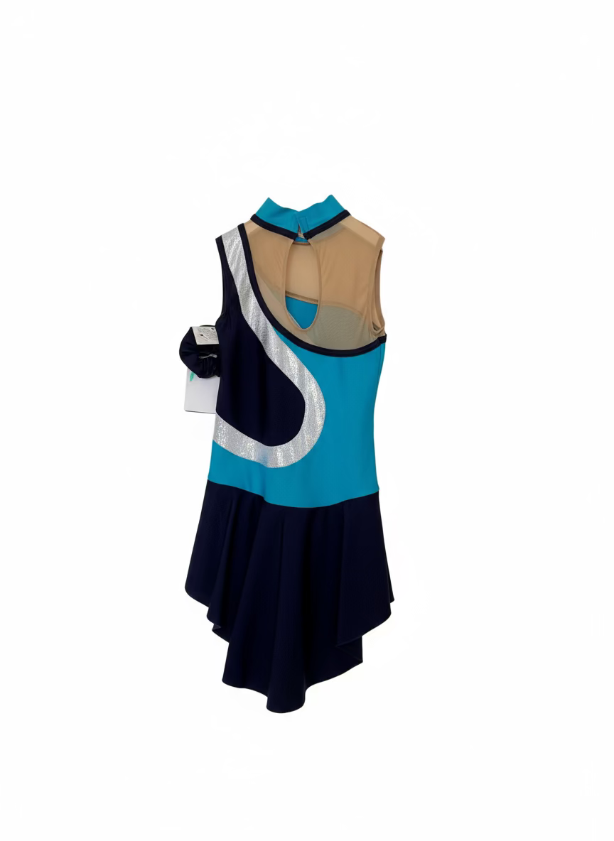 Intermezzo Ice Skating Dress 31505 in Blue - Clothing > Figure Skating Dresses