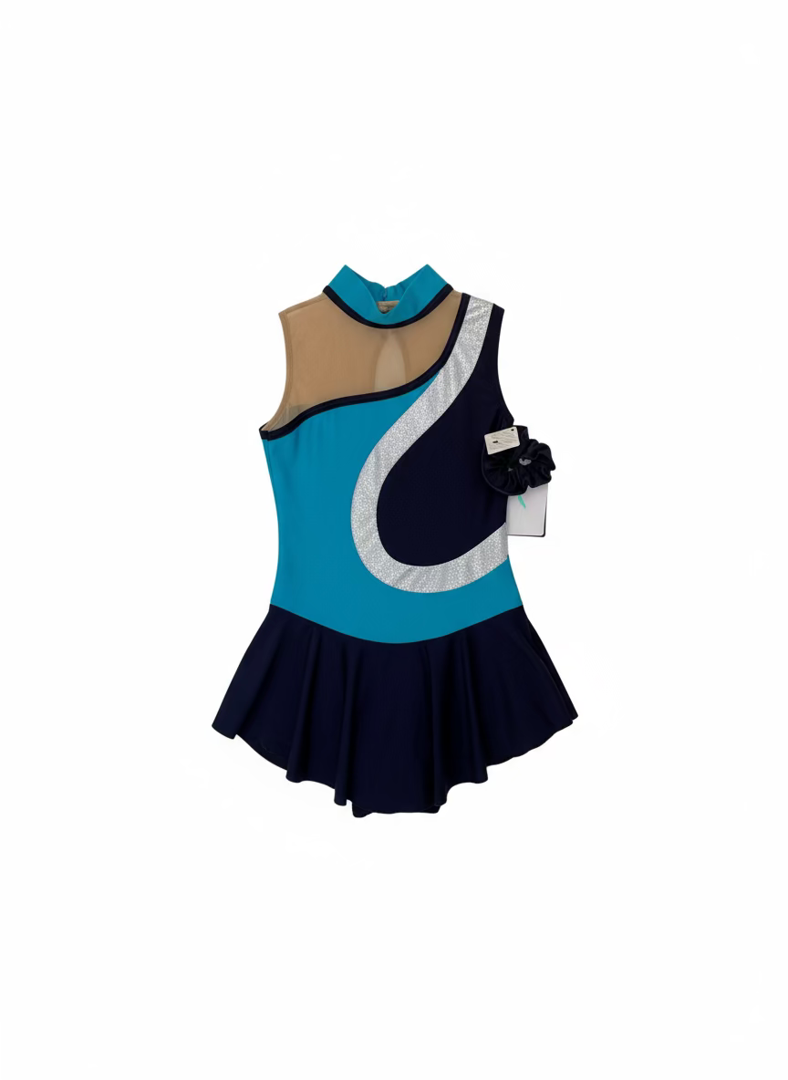 Intermezzo Ice Skating Dress 31505 in Blue - Clothing > Figure Skating Dresses