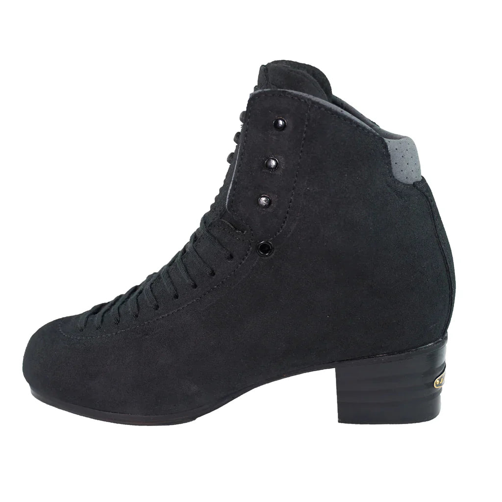 Jackson Supreme Low Cut LCF DJ5462 in Black Suede. Size 4uk - 5.5uk Boot Only - Figure Skating