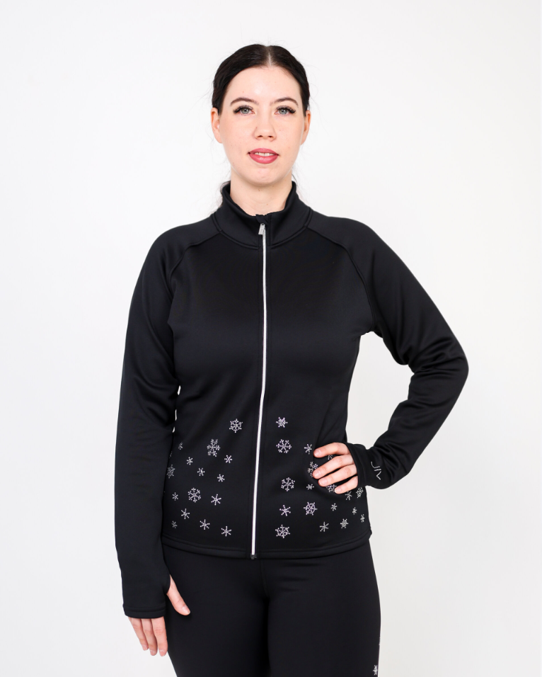 Jiv Snowflake Jacket and Leggings - Choice of Sizes - 130 / Jacket Only / Red - Clothing > Figure Skating Jackets