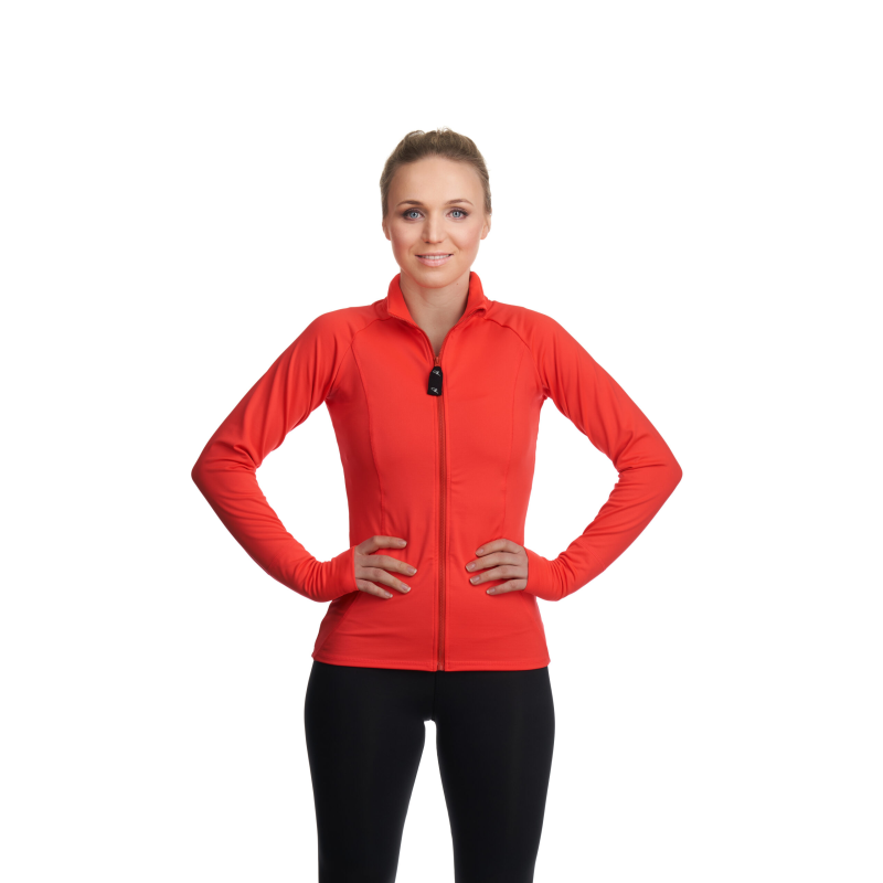 Jiv Sport Classic Jacket in Coral - Clothing > Figure Skating Jackets