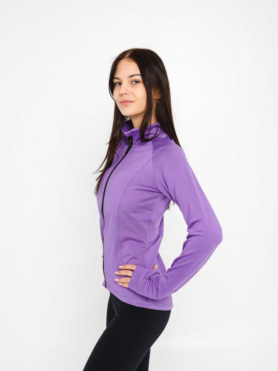Jiv Sport Classic Jacket in Lavender - Clothing > Figure Skating Jackets
