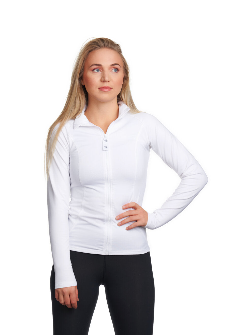 Jiv Sport Classic Jacket in White - Clothing > Figure Skating Jackets
