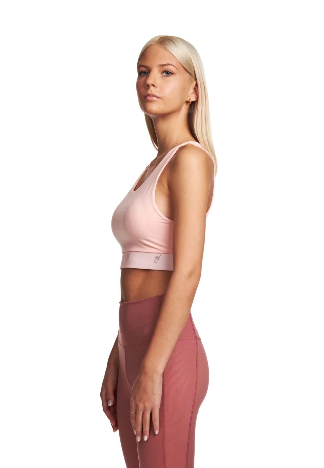 Jiv Sport Earth Lotus Cropped Top - Choice of Colours - Pink / 140 - Clothing > Figure Skating Tops