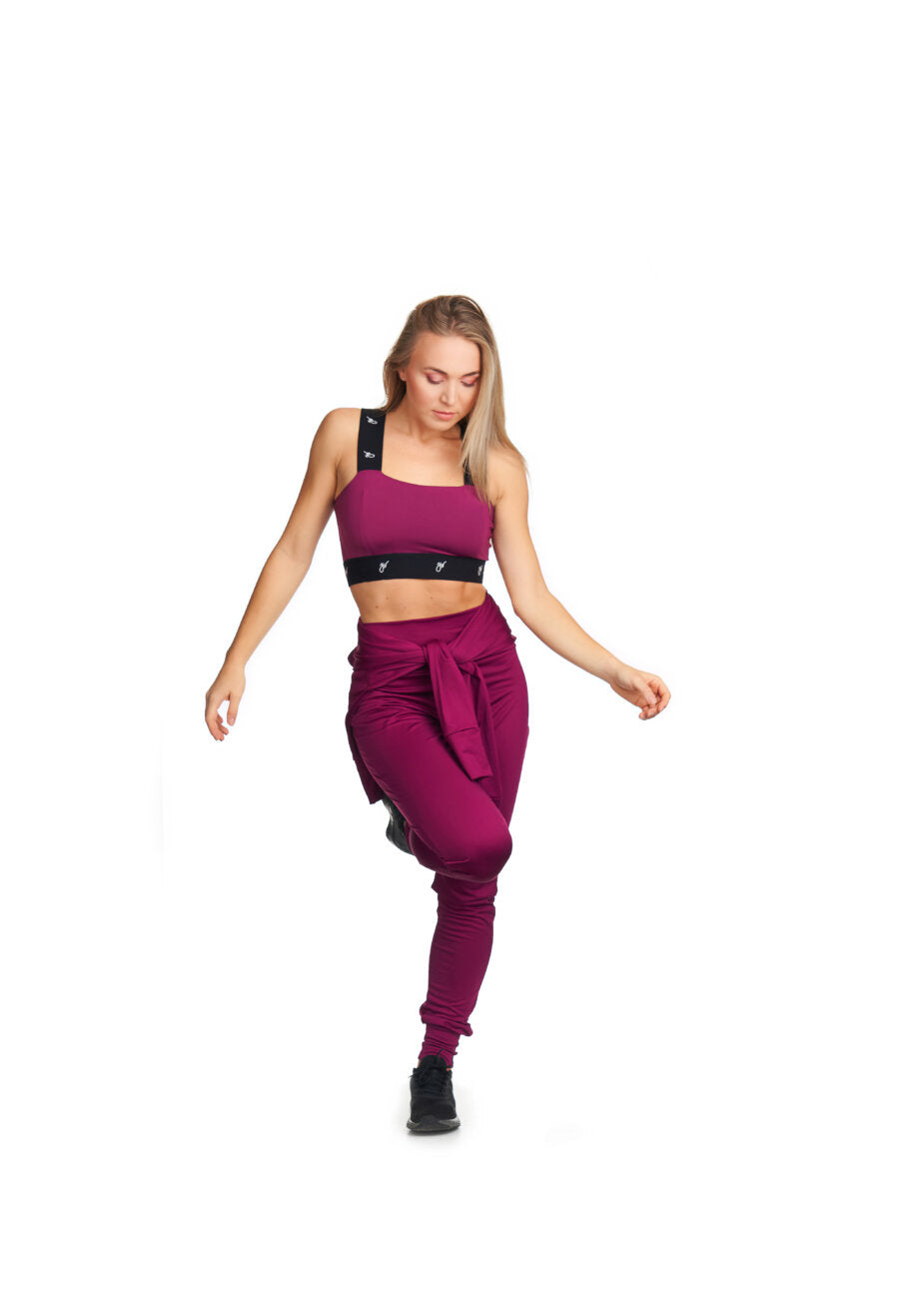 Jiv Sport ER Radionova Pants in Cherry - Clothing > Figure Skating Leggings