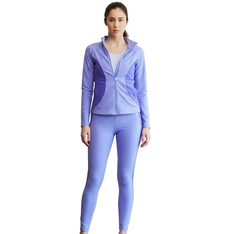 Jiv Sport Heli Leggings in Aster Purple - Clothing > Figure Skating Leggings