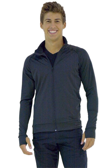 Jiv Sport Mens Skating Jacket (J8B1F) - Choice of Colours - Adult Large / Black - Clothing > Figure Skating Jackets