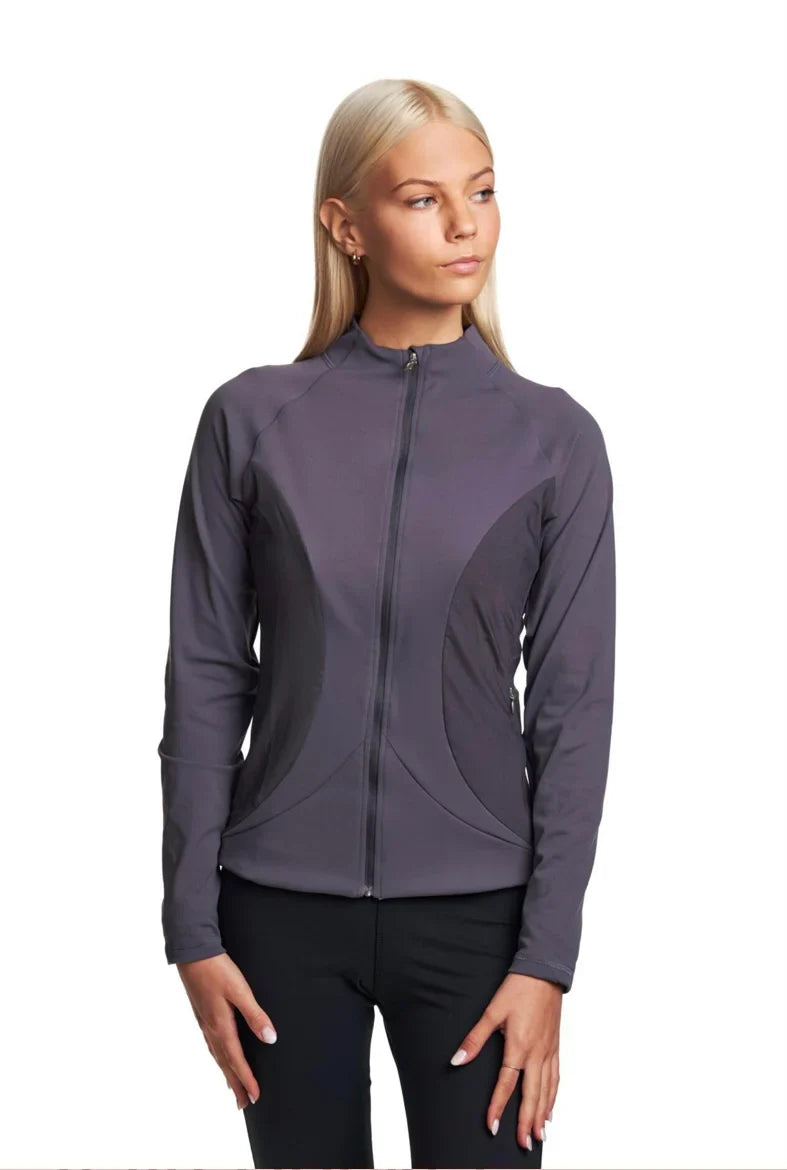 Jiv Sport Tellus Jacket - Periscope Grey - 110 - Clothing > Figure Skating Jackets