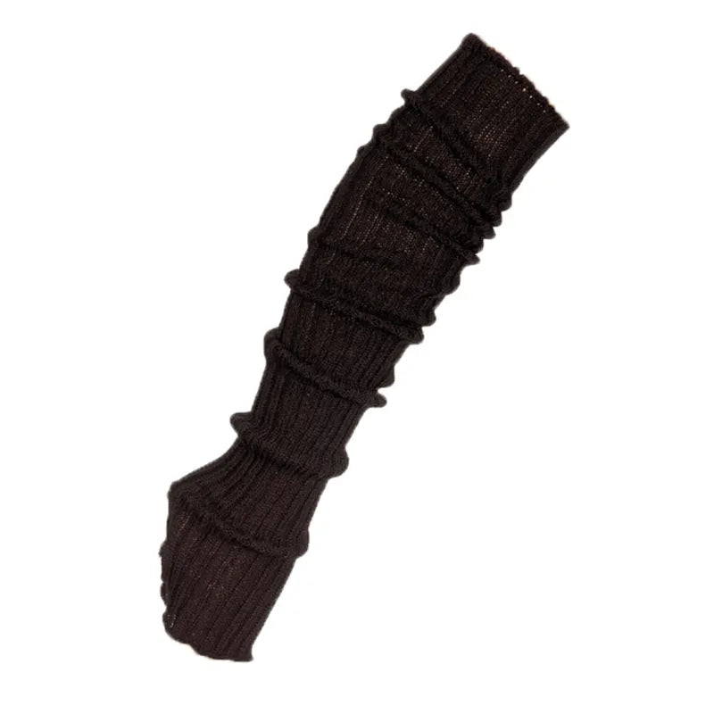 Leg Warmers with stirrup - 60cm / Black - Clothing > Figure Skating Gloves