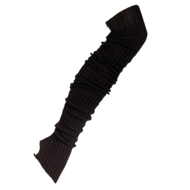 Leg Warmers with stirrup - 90cm / Black - Clothing > Figure Skating Gloves