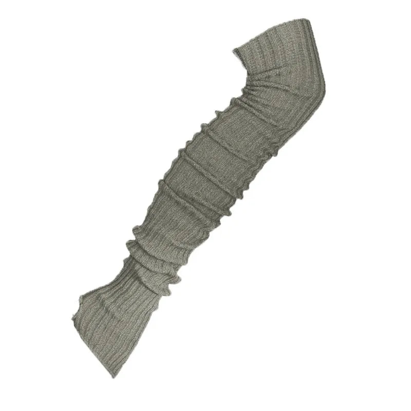Leg Warmers with stirrup - 90cm / Dark Grey - Clothing > Figure Skating Gloves