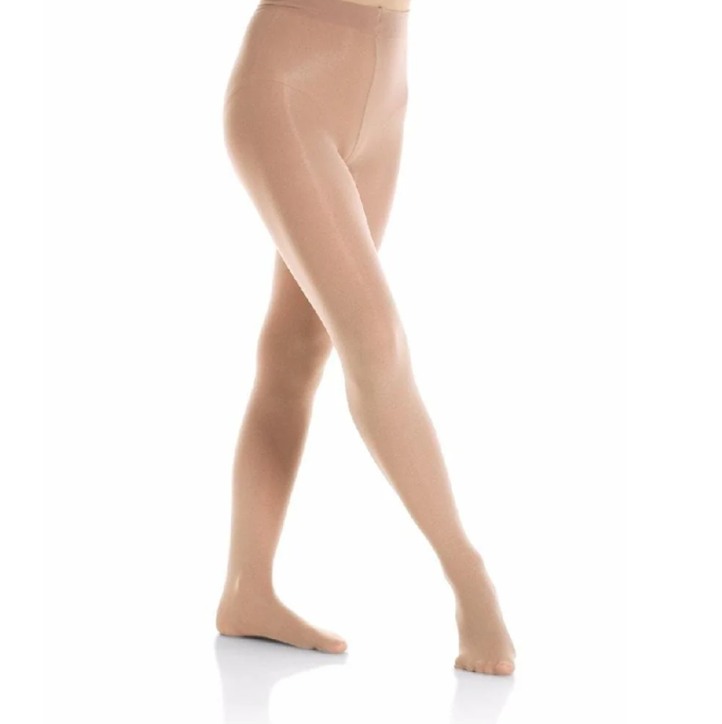 Mondor 3310 Footed Performance Tights - (82) Suntan / Age 8-10 - Accessories > Skating Tights