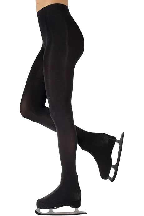 Mondor 3350 Overboot Performance Tights - 10-12 years / Black - Clothing > Figure Skating Tights