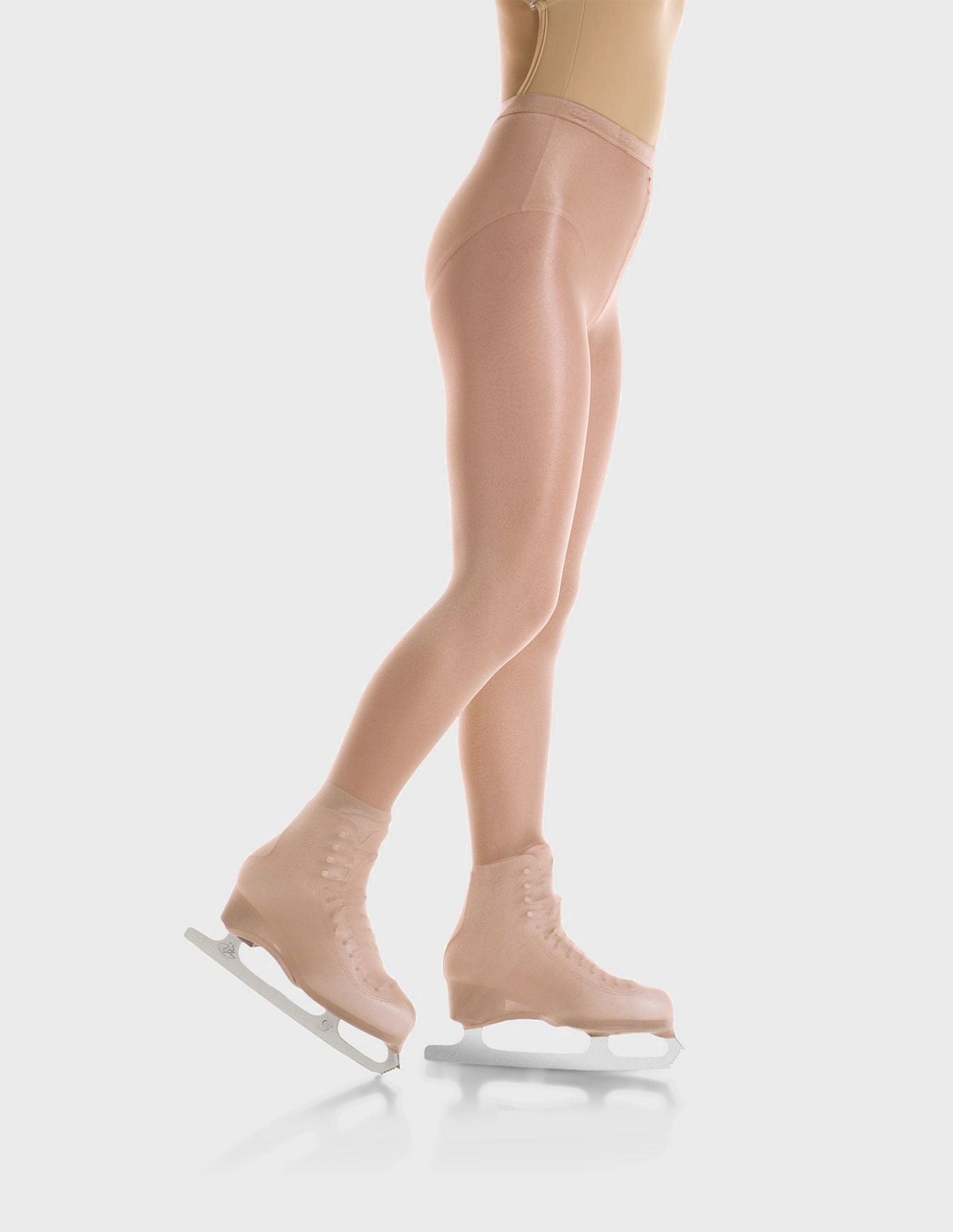 Mondor 3357 40 Denier Shimmer Tights in 82 Suntan - Accessories > Skating Tights