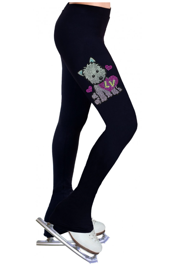 NY2 Sportswear Rhinestone Leggings - Clothing > Figure Skating Leggings
