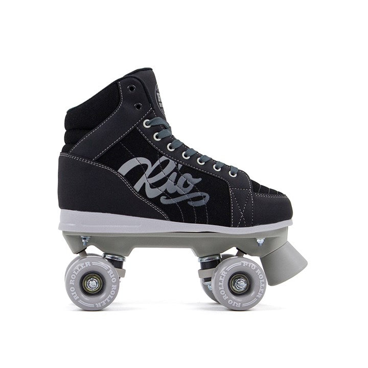 Rio Roller Lumina Quad Roller Skates - Black/Grey / Size 13 (Jnr) - Roller Skates > Quad Skates