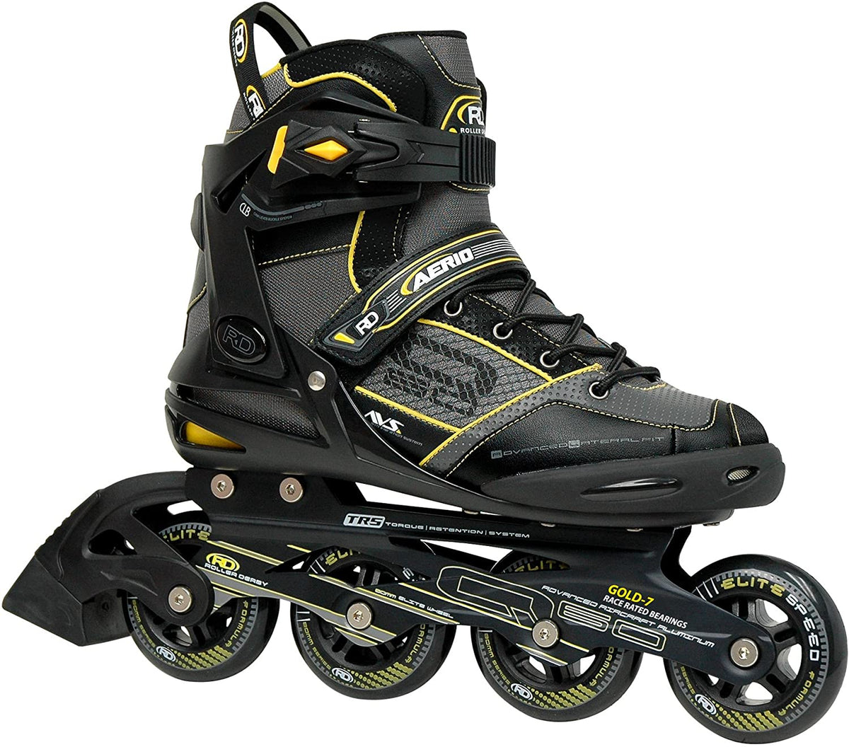 Roller Aerio Q-60 Inline Roller Skates in black. - Roller Skates > Inline Skates