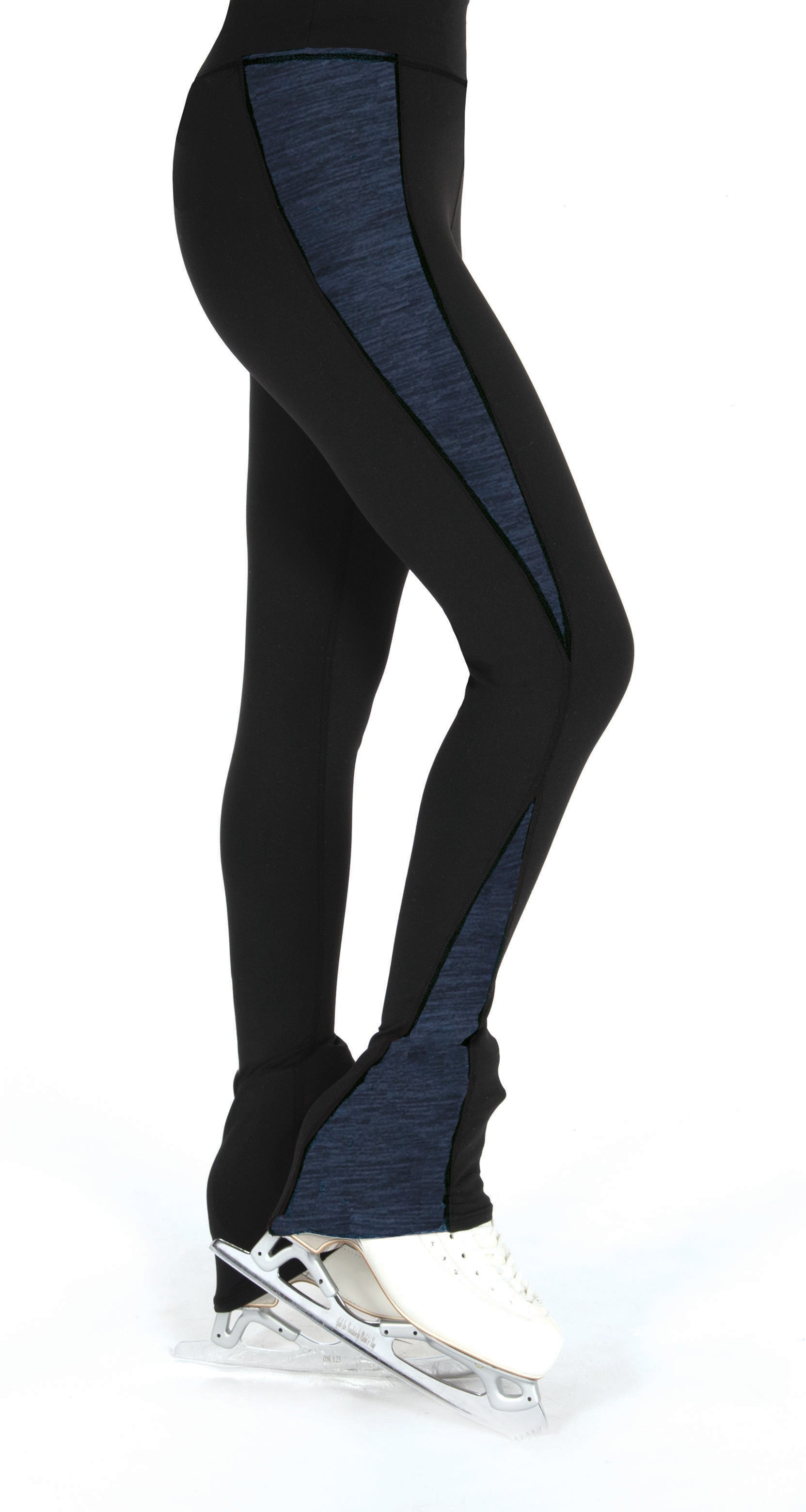 S107 Ice Core Splice Leggings by Jerry’s - Choice of Colours - Shadow Blue / Age 8-10 - Clothing > Figure Skating