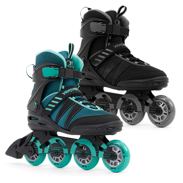 SFR Venture Pro Inline Skates - Sizes 3uk - 11uk - Quad & Inline Skates