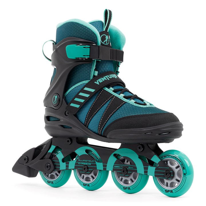 SFR Venture Pro Inline Skates - Sizes 3uk - 11uk - Teal / UK 3 - Quad & Inline Skates