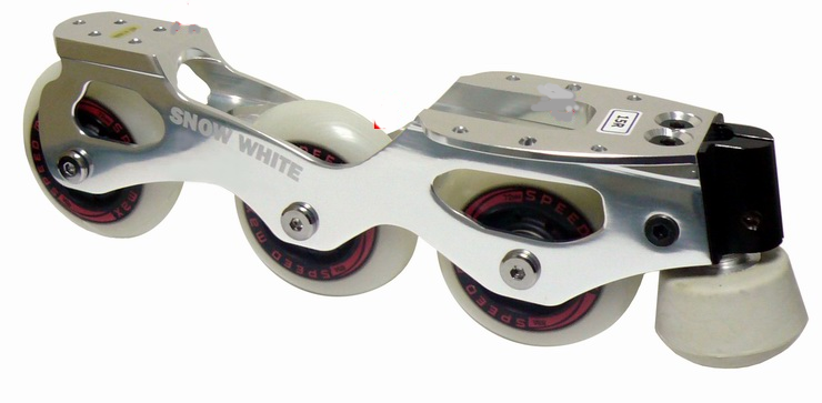Snow White Off Ice Plates Complete Kit - Roller Skate Wheels