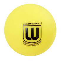 Winnwell Low Bounce Street Hockey Ball - Yellow- Soft - Ice Hockey Pucks & Balls