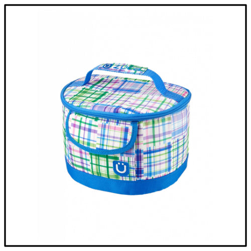 Zuca Lunch Bag - Patchwork Blue - Zuca Bags