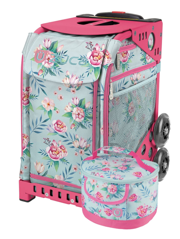 Zuca Rolling Skate Bag Blooms with Matching Lunchbox - Insert Only - Insert Only - Zuca Bags